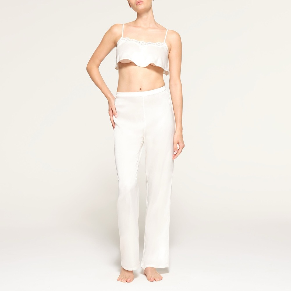 Skims Bridal Silk Super Cropped Cami